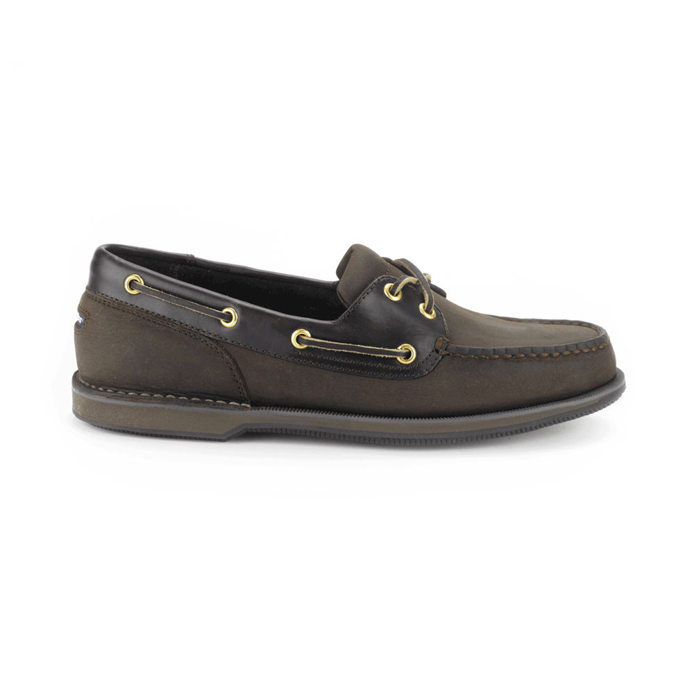 Rockport Boat Shoes For Mens Dark Brown - Perth - NY7869154